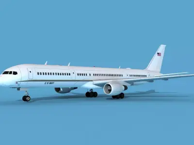 Boeing C-32A US Navy V01 3D model