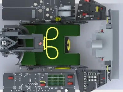 F14 tomcat skymaster complete cockpit 3D print model