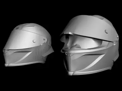 Valentino Rossi Helmet MOTOGP 3D Model Free 3D print model purchase