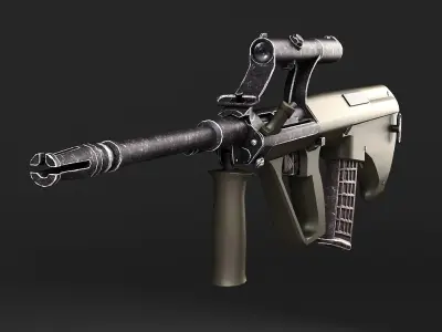 Steyr Aug A1 assault rifle 3D model