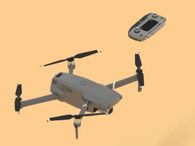DRONE mavicpro 3D model