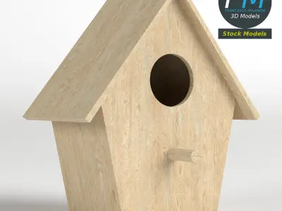 Bird house 1 3D model