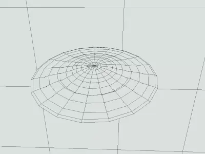 Flying Disk Low-poly 3D model