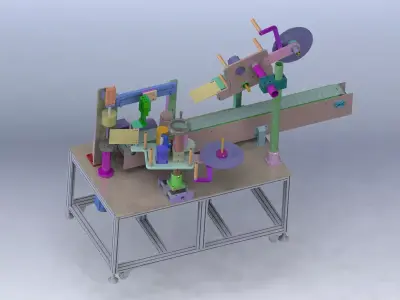 Labeling machine 3D model