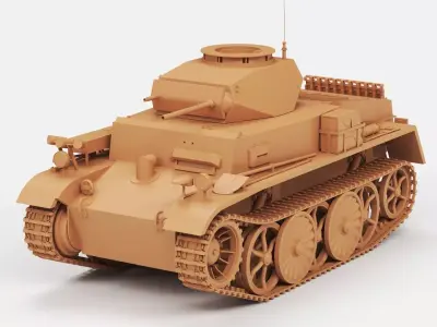 PzKpfw I Ausf C 3D print model