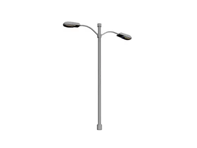Street Lamp Urban Outdoor Lighting 002 3D model