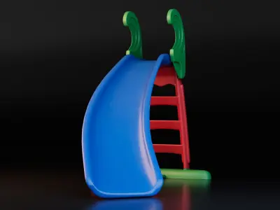 Kids Slide 3D model get