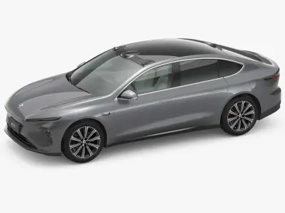 2025 NIO ET7 With Interior 3D model purchase