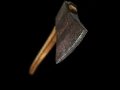 Old Axe V1 Low-poly 3D model