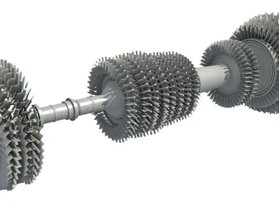 Aircraft Turbine 3D model