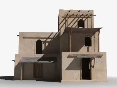 Arab x21 Low-poly 3D model