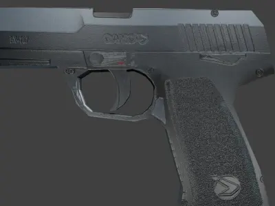 GAMO pistol Free low-poly 3D model