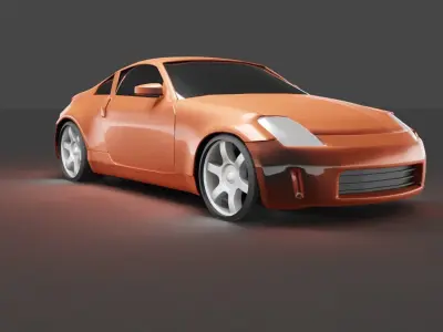 Nissan 350Z sports car Free 3D model