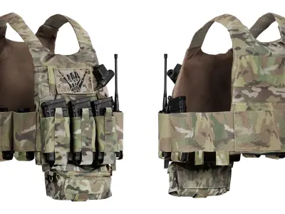 FERRO CONCEPTS THE SLICKSTER VEST Low-poly 3D model