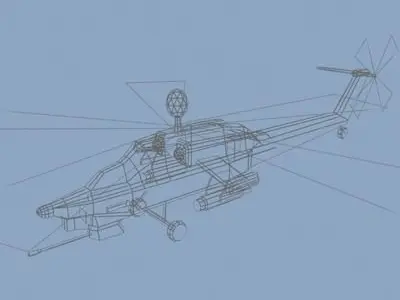 mi28 chinese military helicopter - chinese military helicopter 3D model