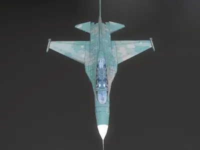 T50i Golden Eagle Low-poly 3D model