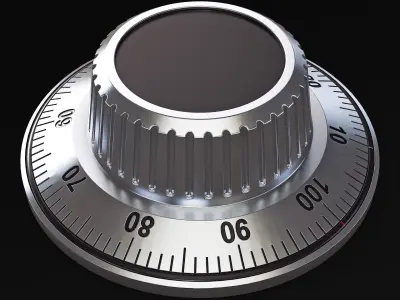 Rotation Mechanical Code Disk Lock v 1 3D model