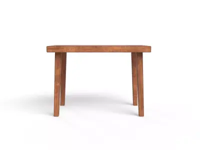Modern Wood Dining Table WoodTable01 - MorisonDesign PBR Free low-poly 3D model