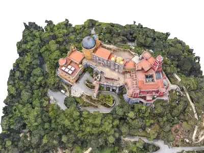 The Pena Palace Low-poly 3D model