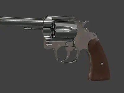 Colt 1917 Low-poly 3D model