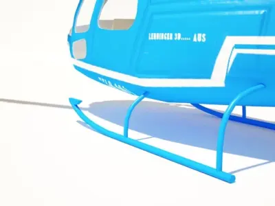 Basic Helicopter Free 3D model