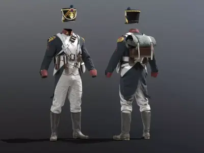 SOLDIER Grande Armee French 3D model