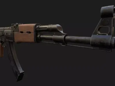 AK-47 Assault Rifle 3D model