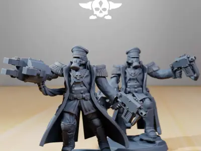 GrimGuard Officer 3D print model