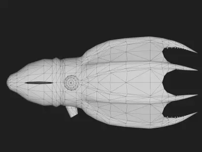 Vampiresquid Low-poly 3D model