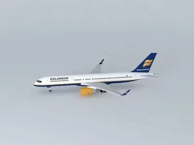 Icelandair Boeing 757 200W EDIT 2 Free 3D model