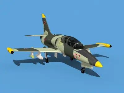 Aero Vodochody L-39C Albatross Russia 4 3D model