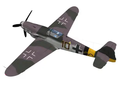Messerschmitt Bf 109 G10 3D model