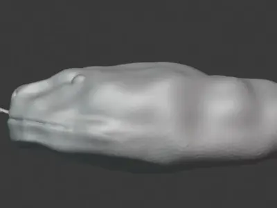 Snake Head 3D model