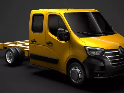 Renault Master CrewCab DW E20 Chassis 2020 3D model