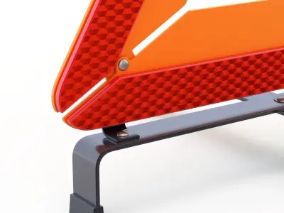 Warning Triangle 3D model
