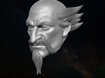 Wise Oldman Donman Art Original 3D files for Action Figures 3D print model