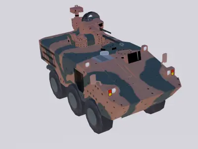 Iveco Guarani VBTP MR UT-30 EB Low-poly 3D model