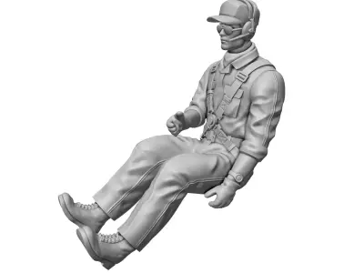 Helicopter Sky Worker 3D print model