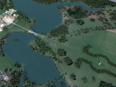 Blenheim Palace Low-poly 3D model