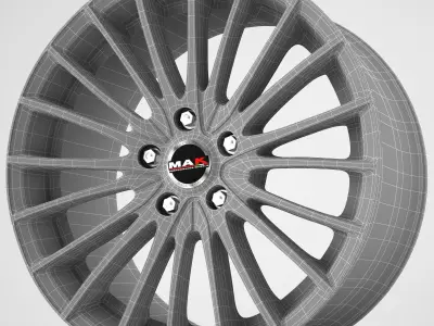 Mak Venti and Zenith Rims 3D model