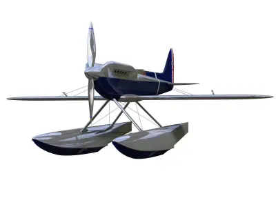 supermarine s6 3D model