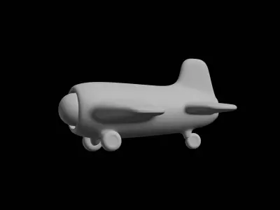Toy Airplane 3D Print Model 3D print model