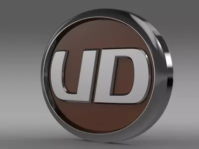 UD Trucks logo 3D model