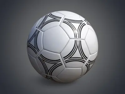 Soccer ball v2 3D model