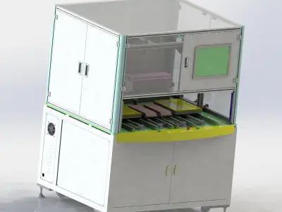 Ccd lamination machine 3D model