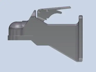 25k Coupler with Mounting plate 3D model