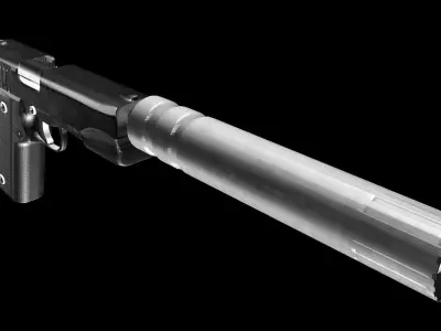 Soft Army - Imbel GC MD1 9mm Low-poly 3D model