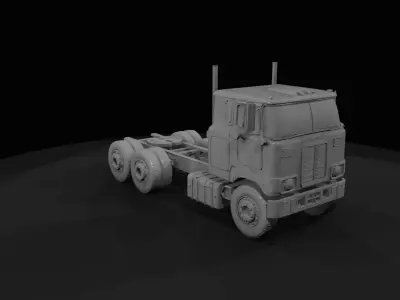 1-87 1962 Mack F700 tractor truck Print Ready STL 3D print model