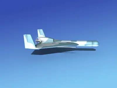 Harpy 1 UAV V04 3D model