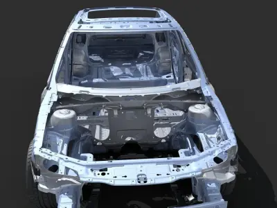 Car Frame 03 3D model
